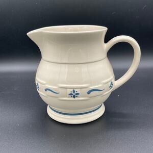 Longaberger Blue Woven Traditions 5-1/2" Pitcher